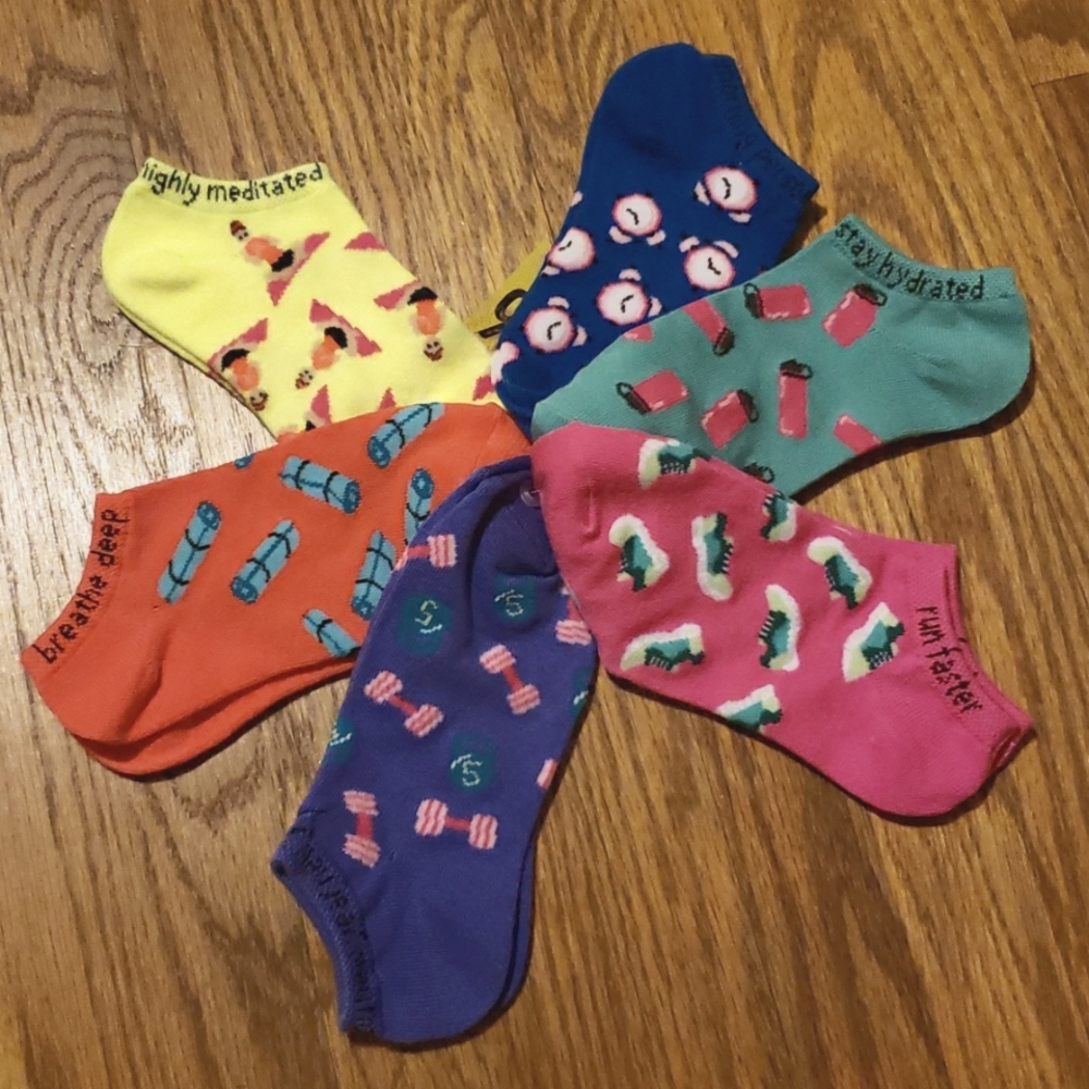 Mix No.6 No show Socks 6 Pairs